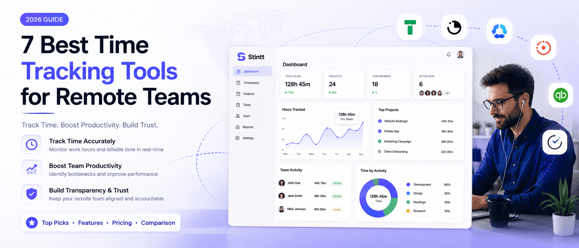 7 Best Time Tracking Tools for Remote Teams (2026)