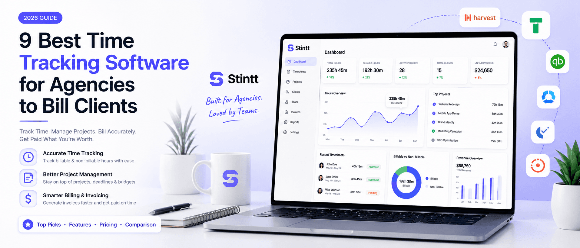 9 Best Time Tracking Software for Agencies to Bill Clients