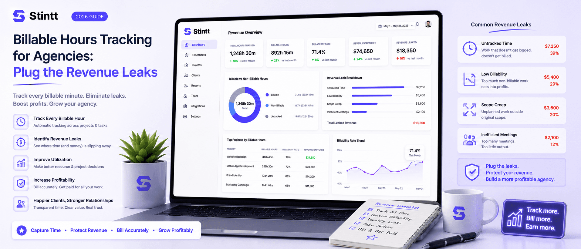 Billable Hours Tracking for Agencies: Plug the Revenue Leaks